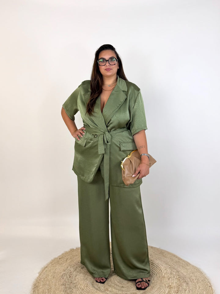 Tailleur in raso “Meraviglia”