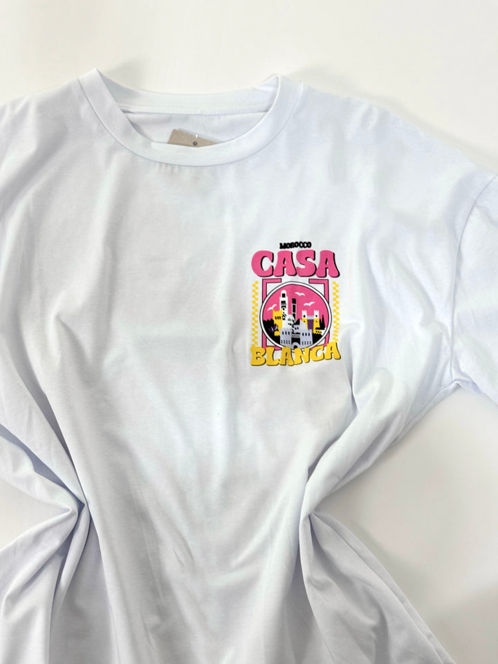 T shirt oversize “Casablanca”