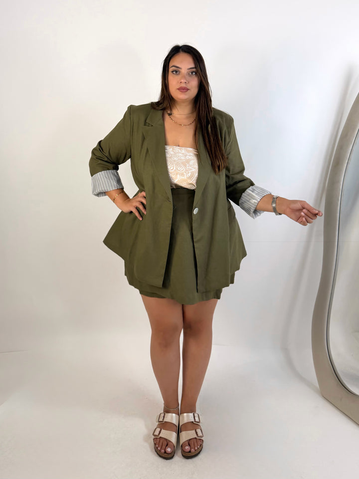 Tailleur in lino “Brianna”