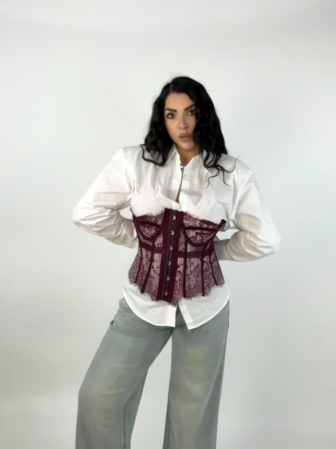 Corpetto in pizzo “Ivonne”