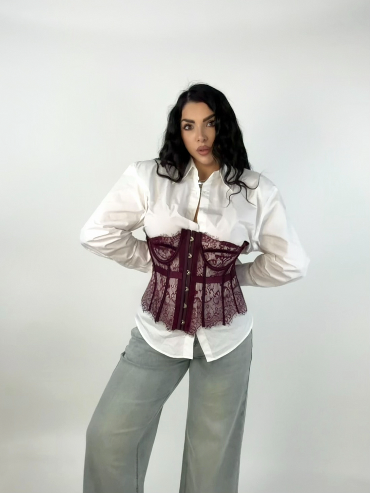 Corpetto in pizzo “Ivonne”