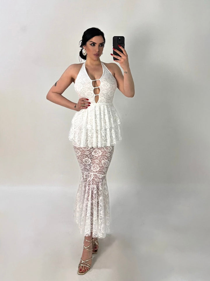Abito in pizzo “Serena”