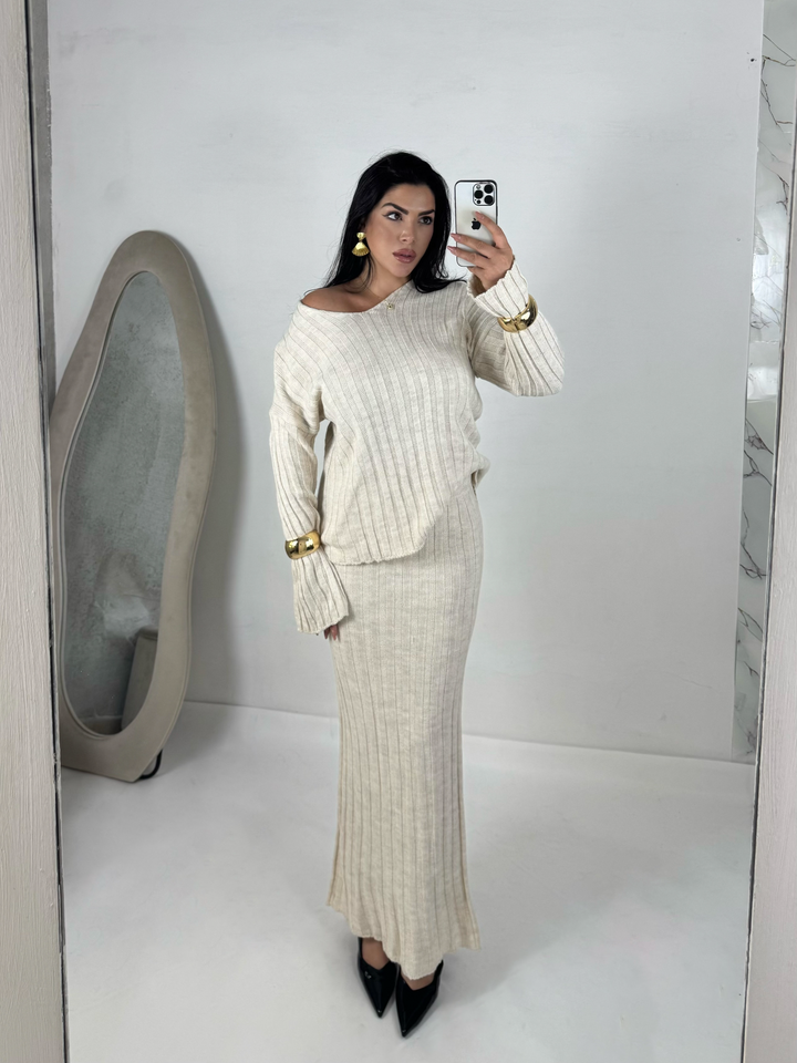 Coordinato in lana “Claire”