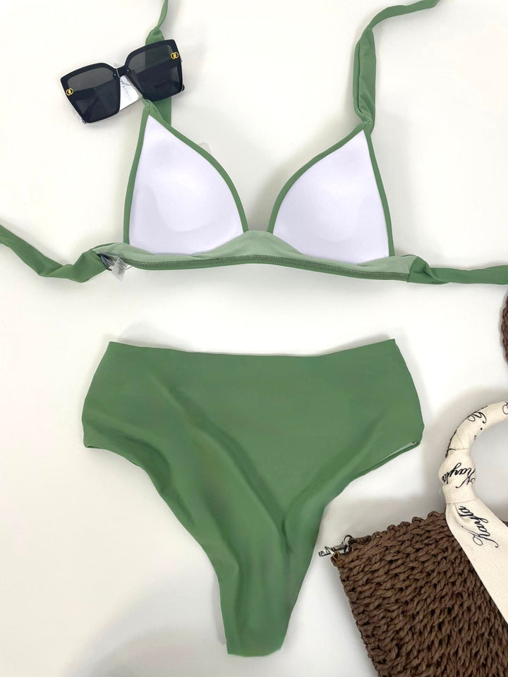 Costume due pezzi vita alta “Dune”