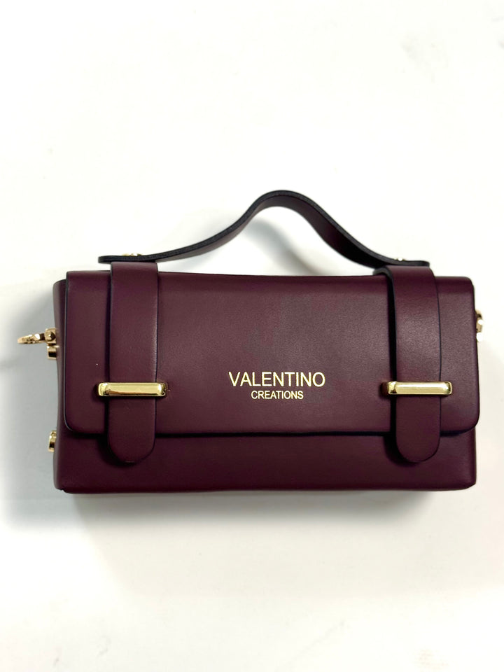 Borsa in vera pelle “Valentino”
