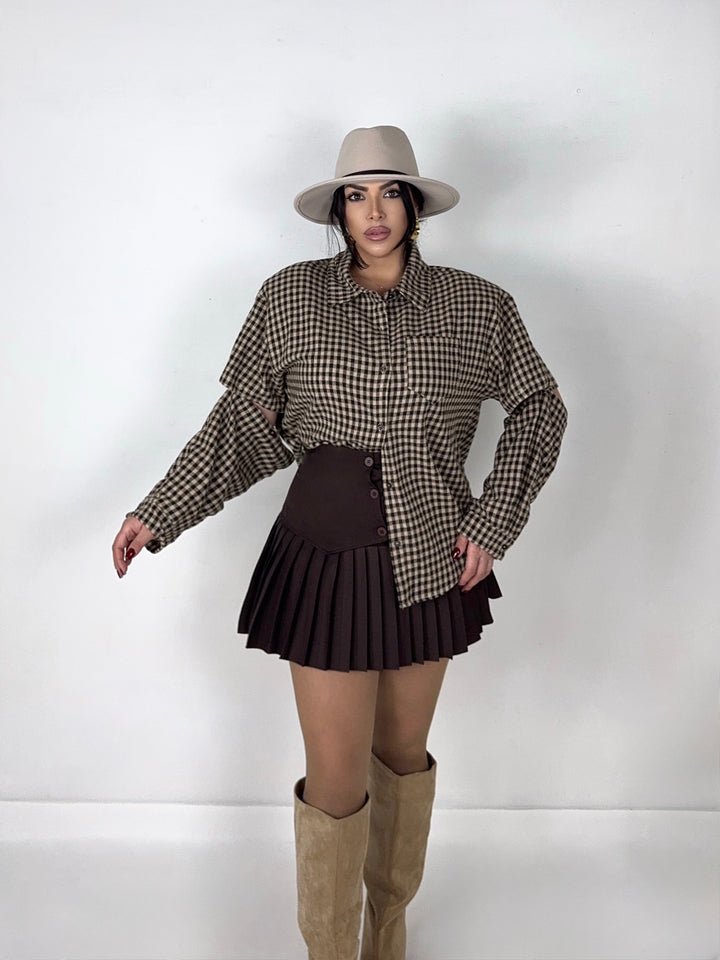 Camicia in flanella “Sienna”