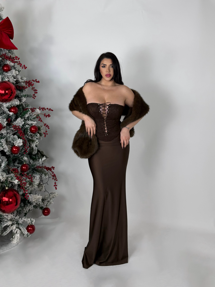 Abito lungo a sirena “Vamp”