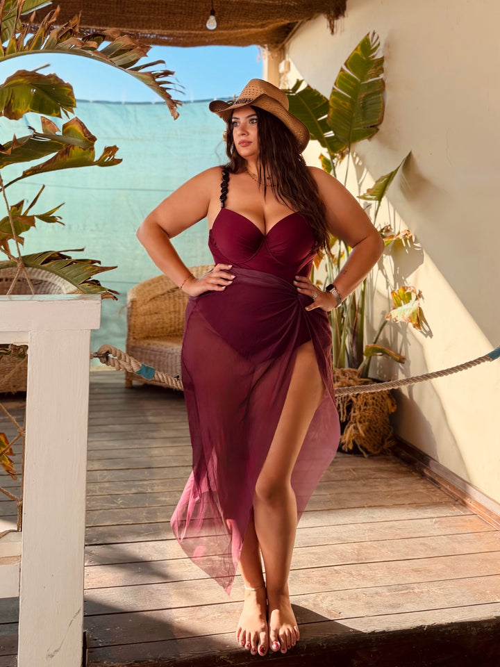 Costume intero e copricostume “Formentera”