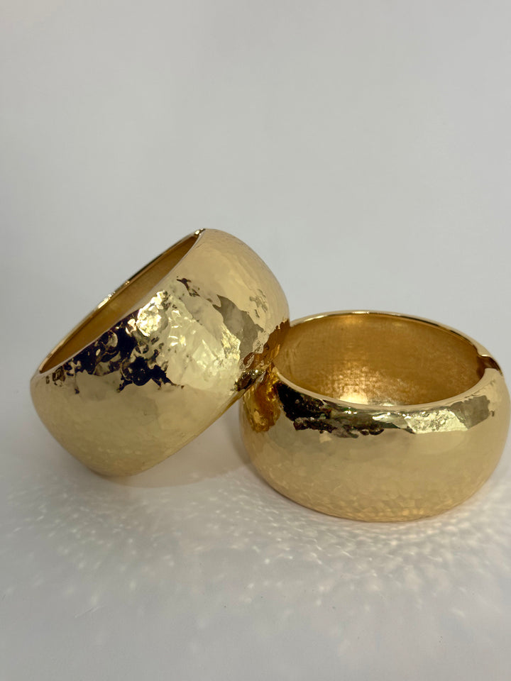 Bracciale rigido martellato