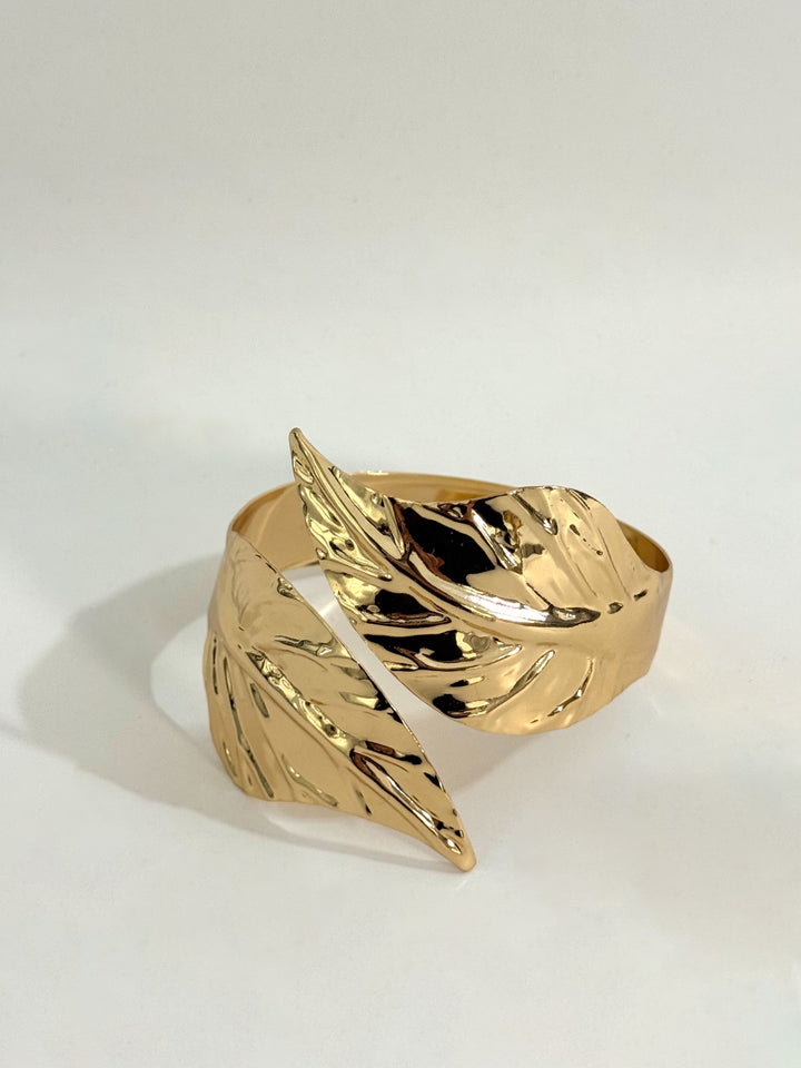 Bracciale rigido “Foglie”