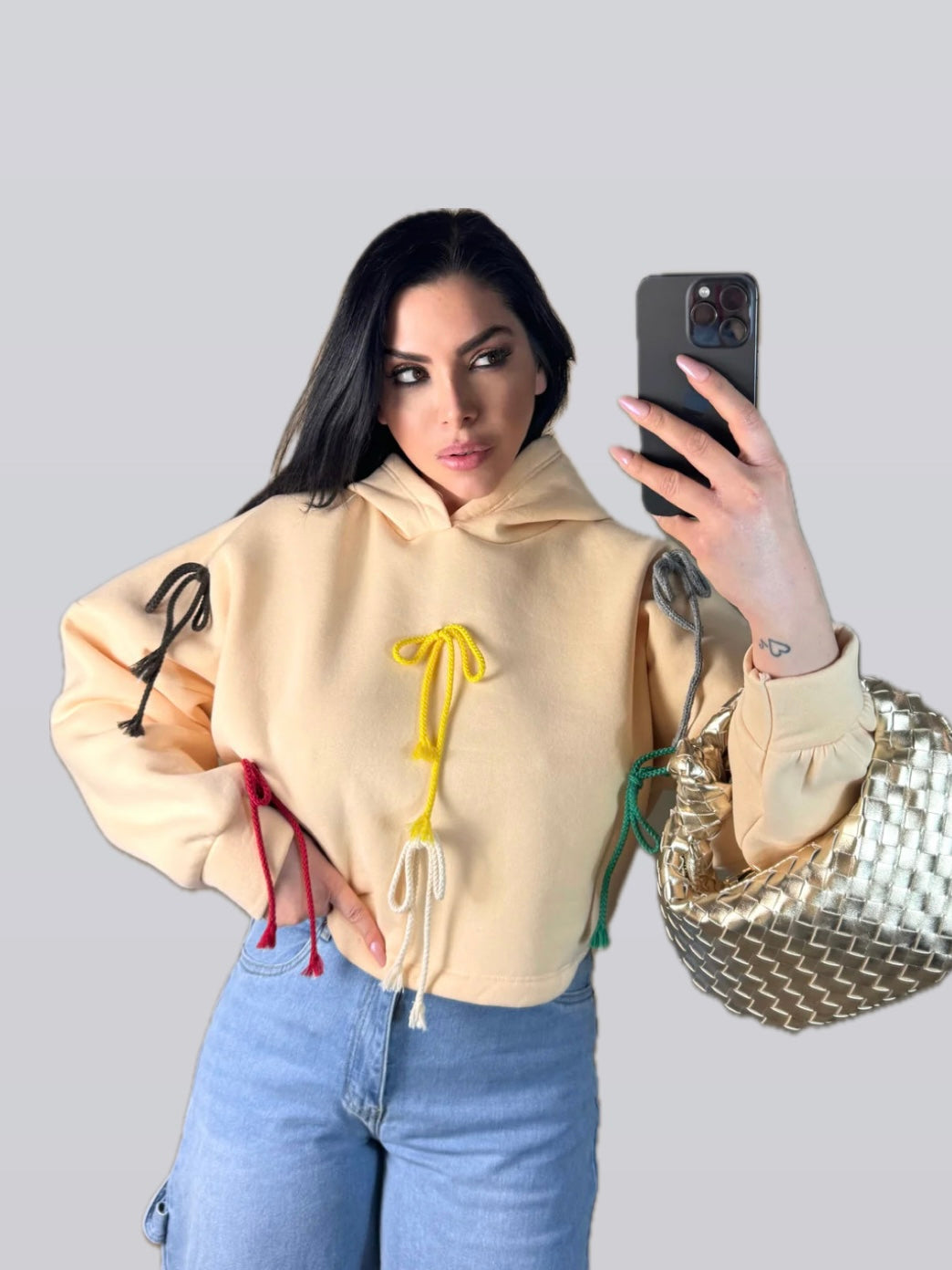 Felpa super felpata “Fiocco”