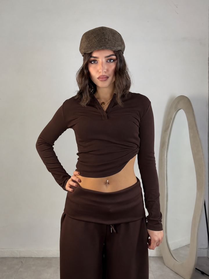 Maglia con bottoni Lumina