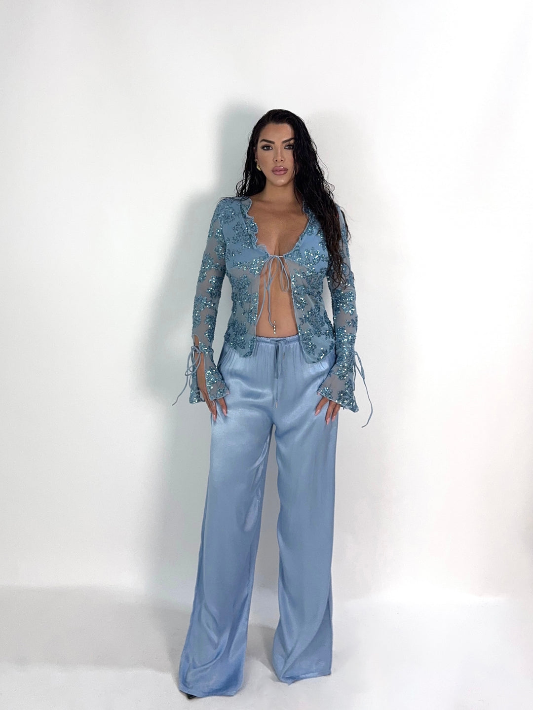 Pantaloni a palazzo “Luxe”