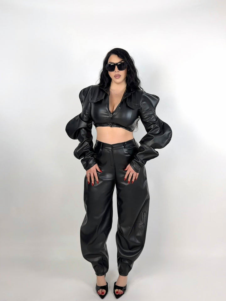 Coordinato in eco pelle “Energy”