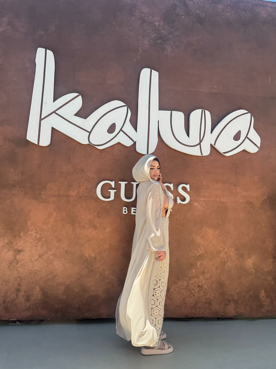 Kimono con cappuccio “Kalua”