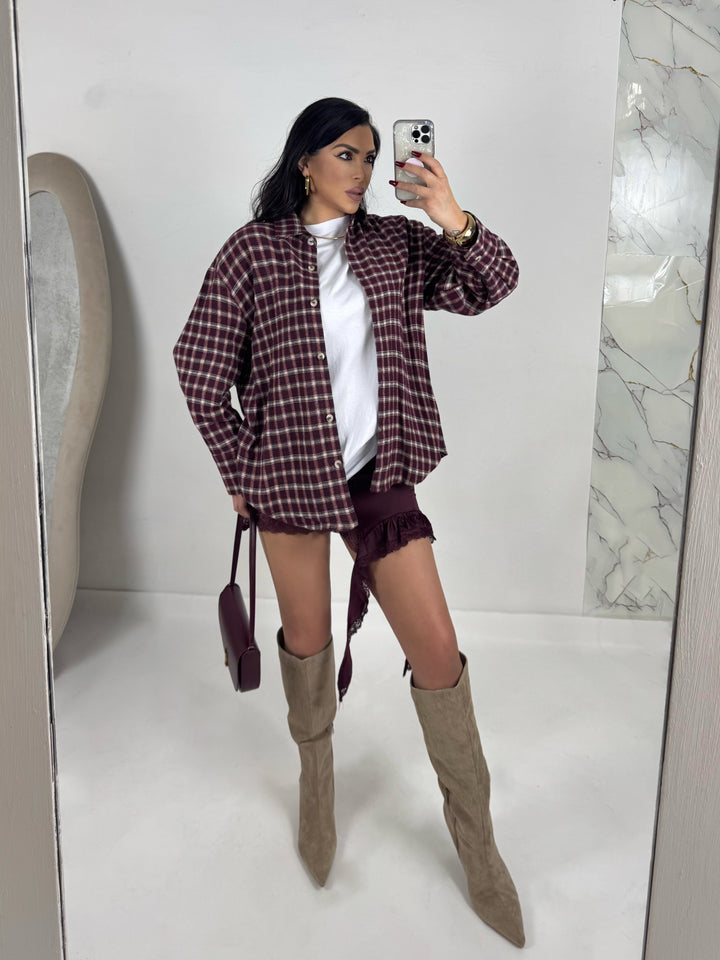 Camicia in flanella “Roxy”