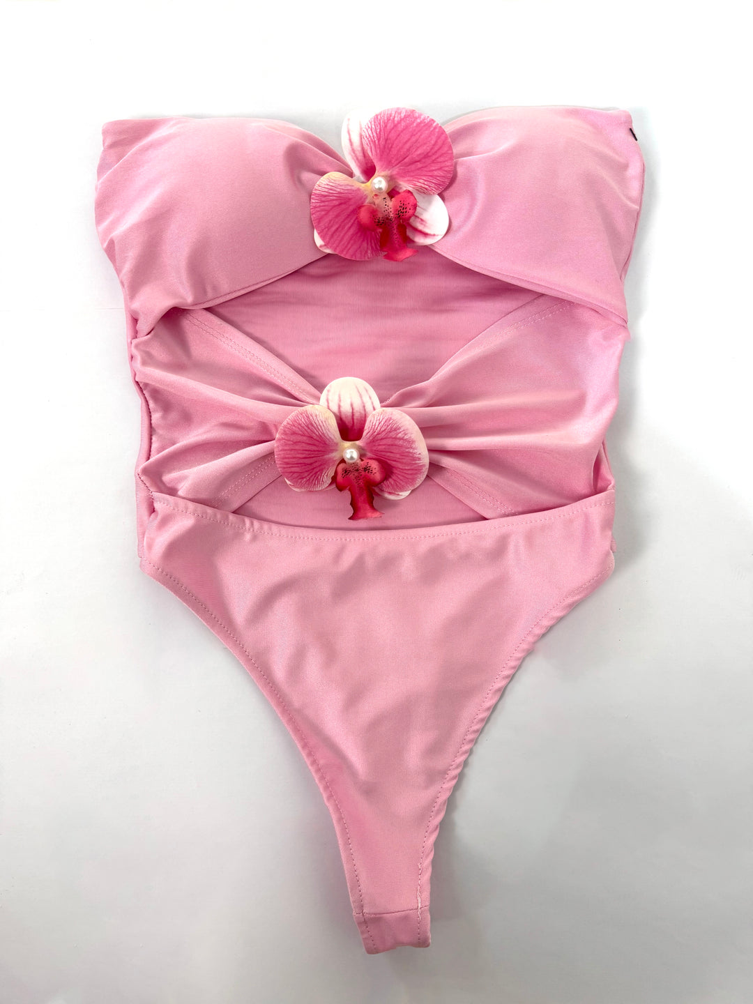 Costume trichini e gonna copricostume “Orchidea”