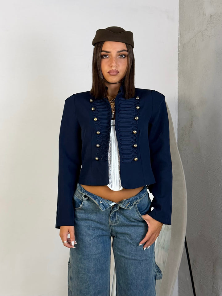 Giacca con spalline “Majestic”