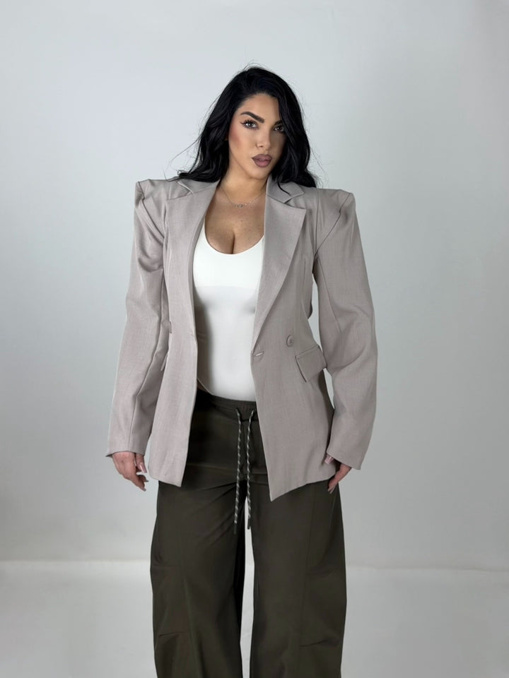 Giacca con spallina strutturata “Harmonie"