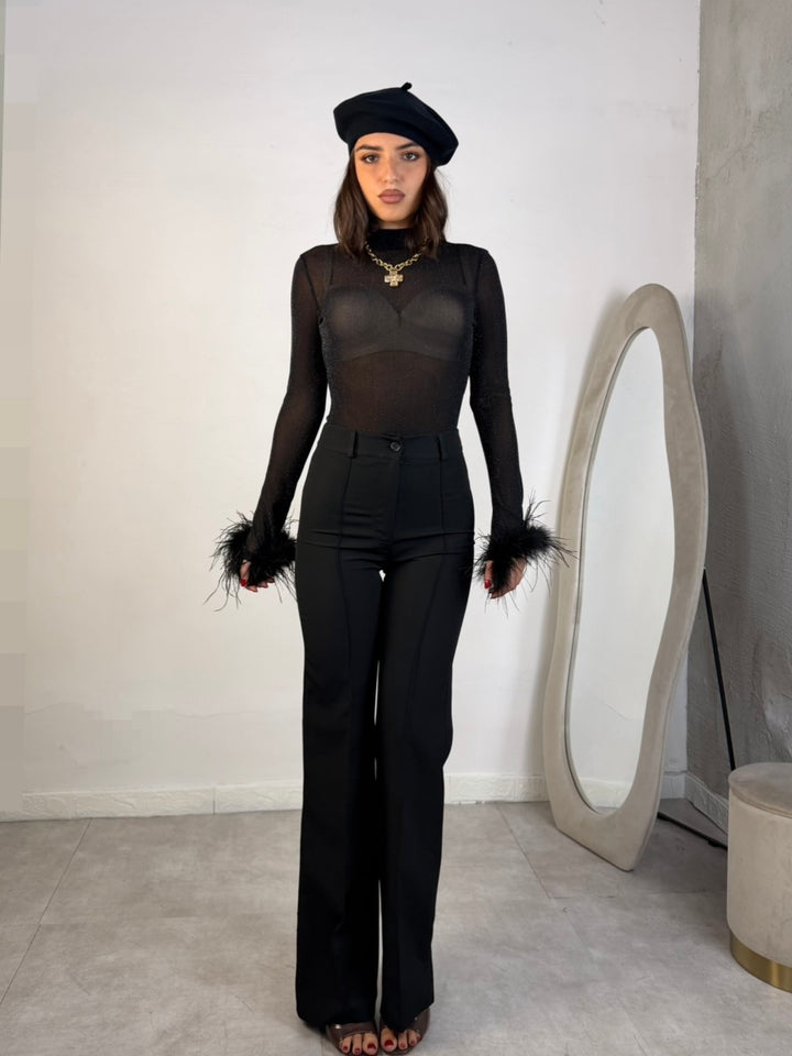 Pantaloni a zampa “Seraphine”