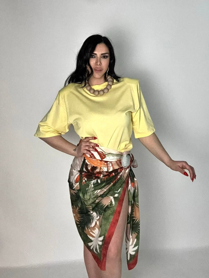 Maglia maxi con spalline “Simply”