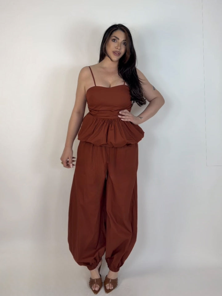 Coordinato in cotone “Sculpt”