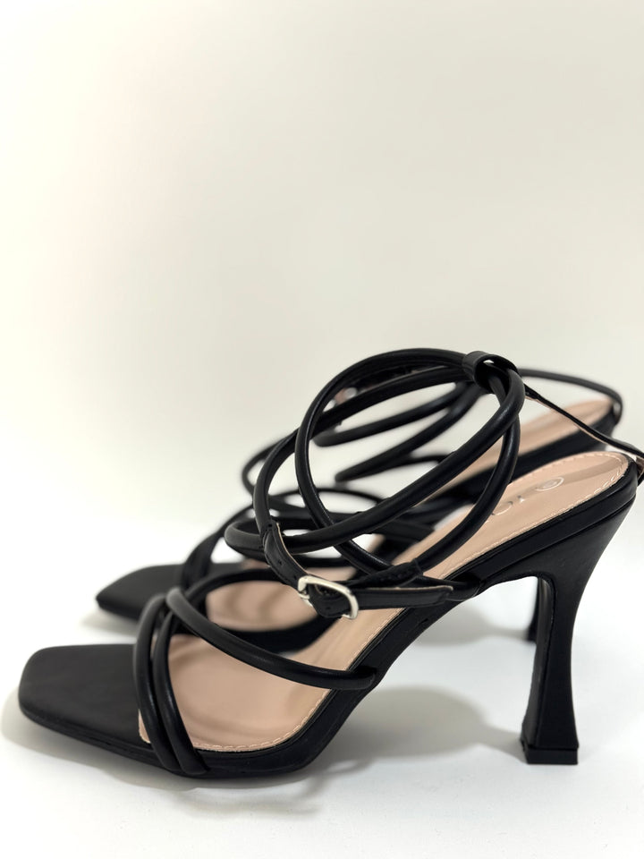 Sandali con tacco in eco pelle “Aurea”