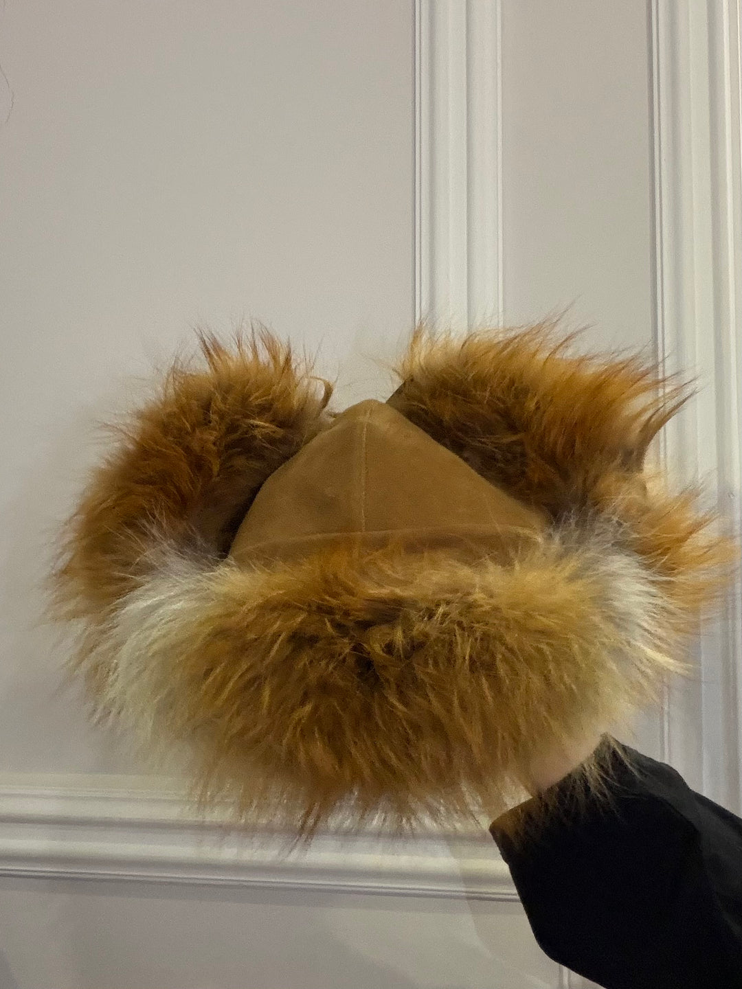 Colbacco in vera pelliccia di volpe vintage 06