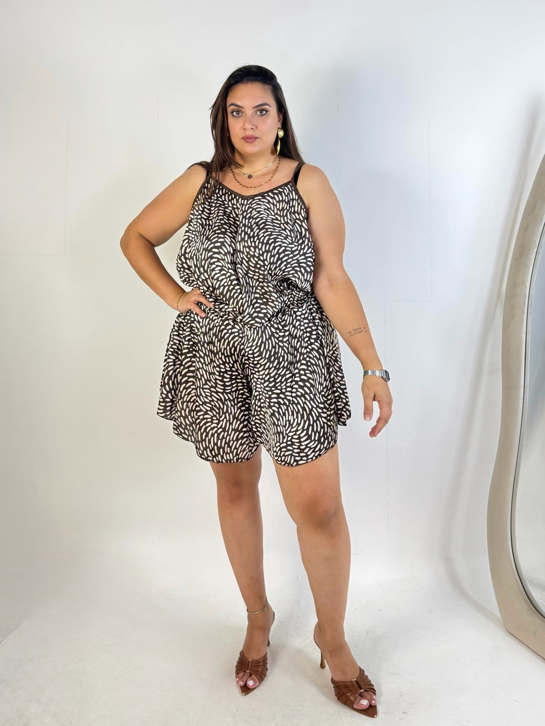 Coordinato in raso “Judith”