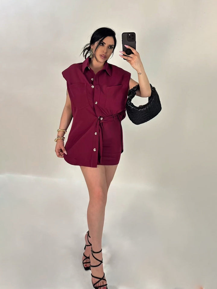 Coordinato camicione e gonna “Nancy”