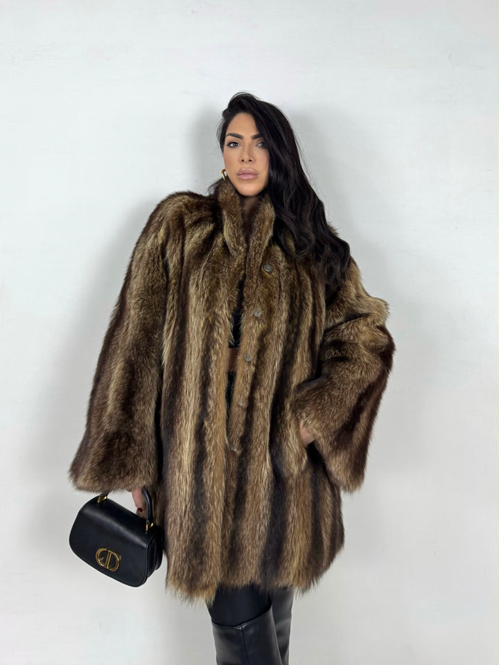 Pelliccia in marmotta Vintage 59