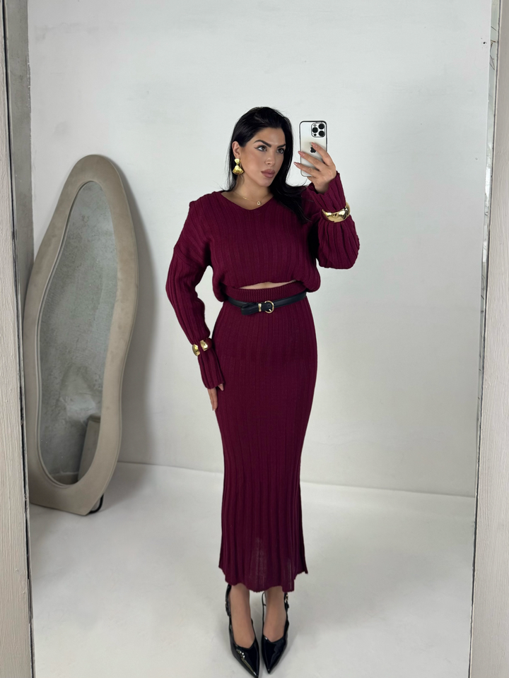Coordinato in lana “Claire”