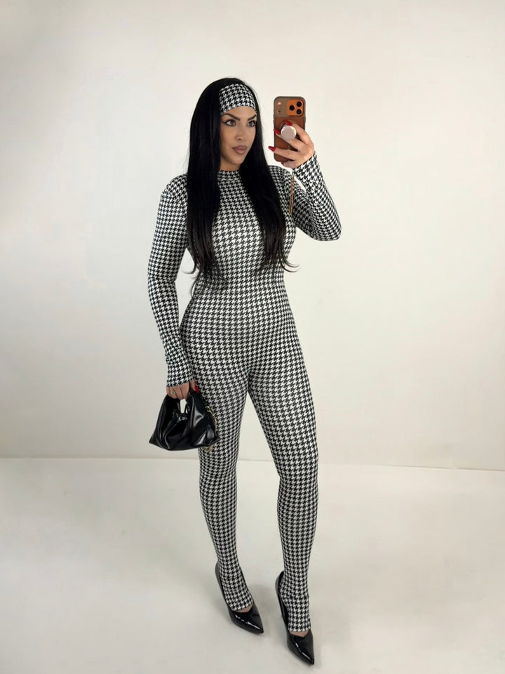 Tuta intera con fascia per capelli “Iconique”