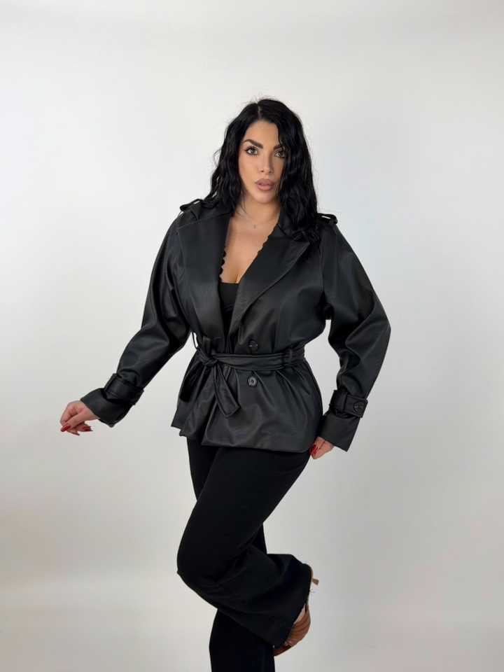 Trench in eco pelle “Romina”