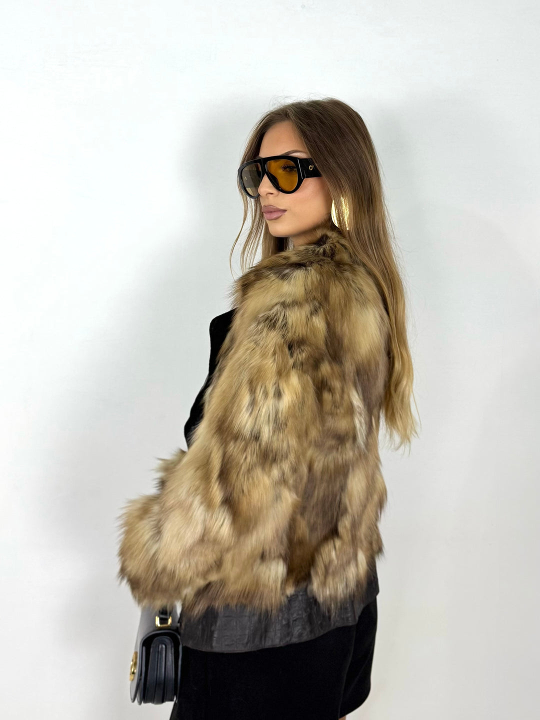 Pelliccia in coyote Vintage 48