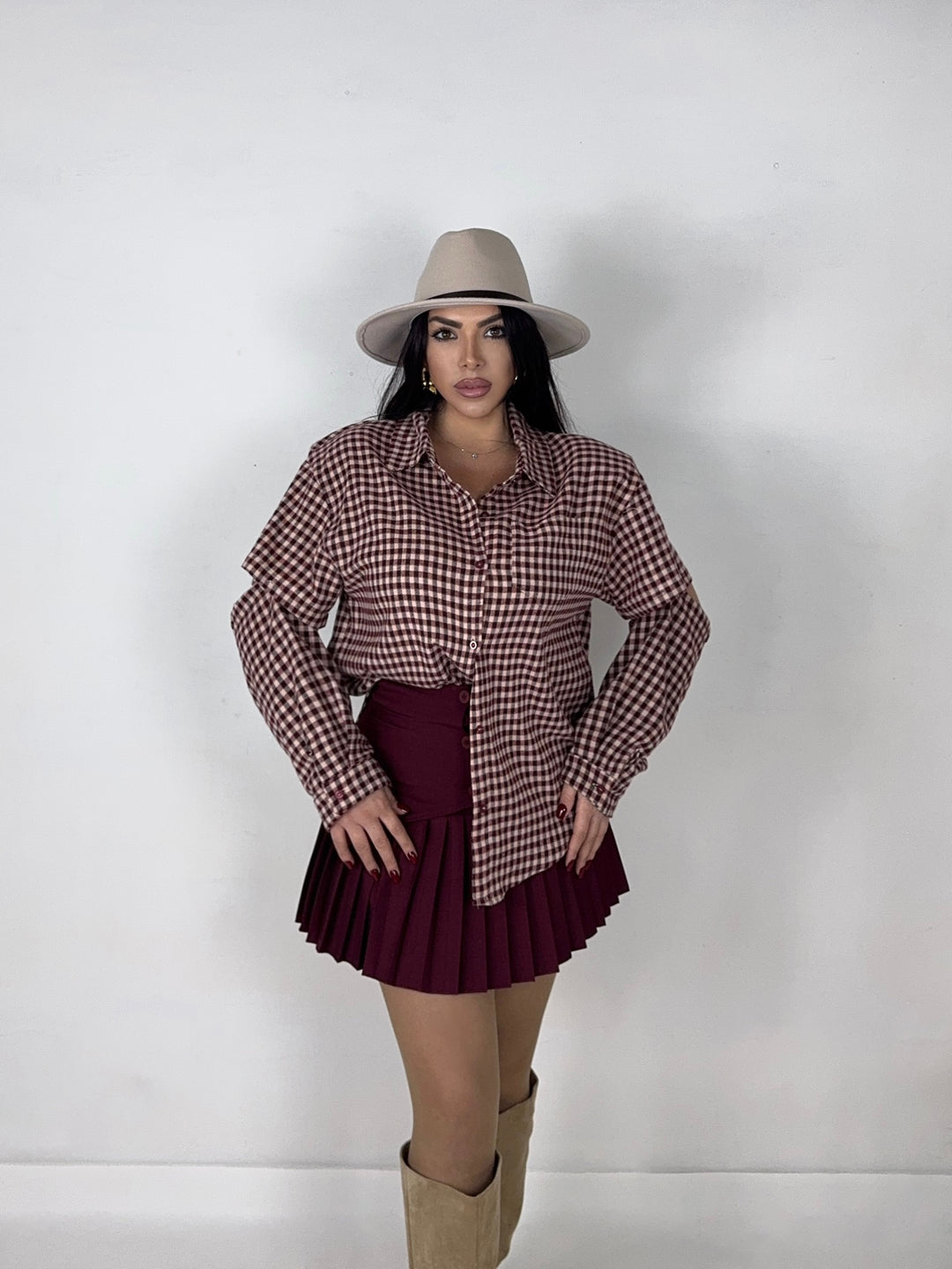 Camicia in flanella “Sienna”