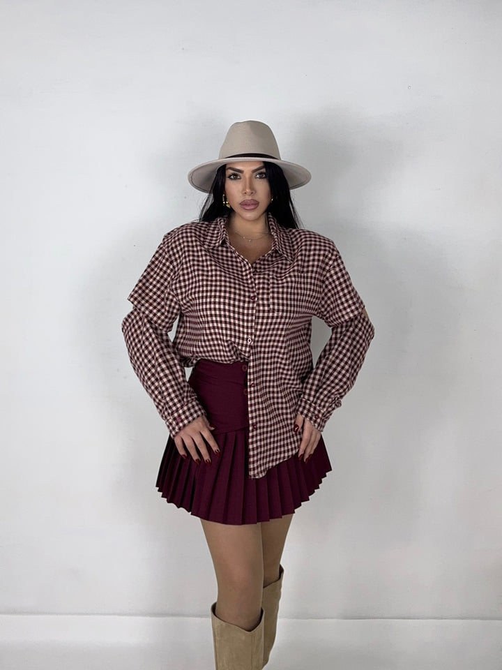 Camicia in flanella “Sienna”