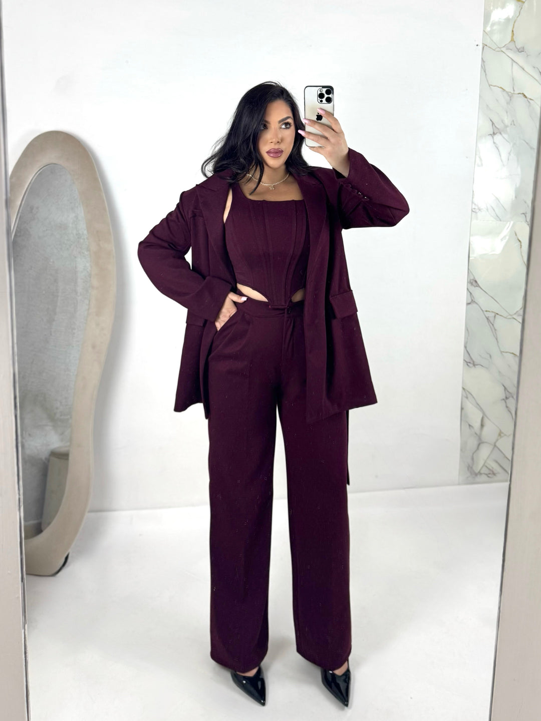 Tailleur in lana tre pezzi “Magnetica”