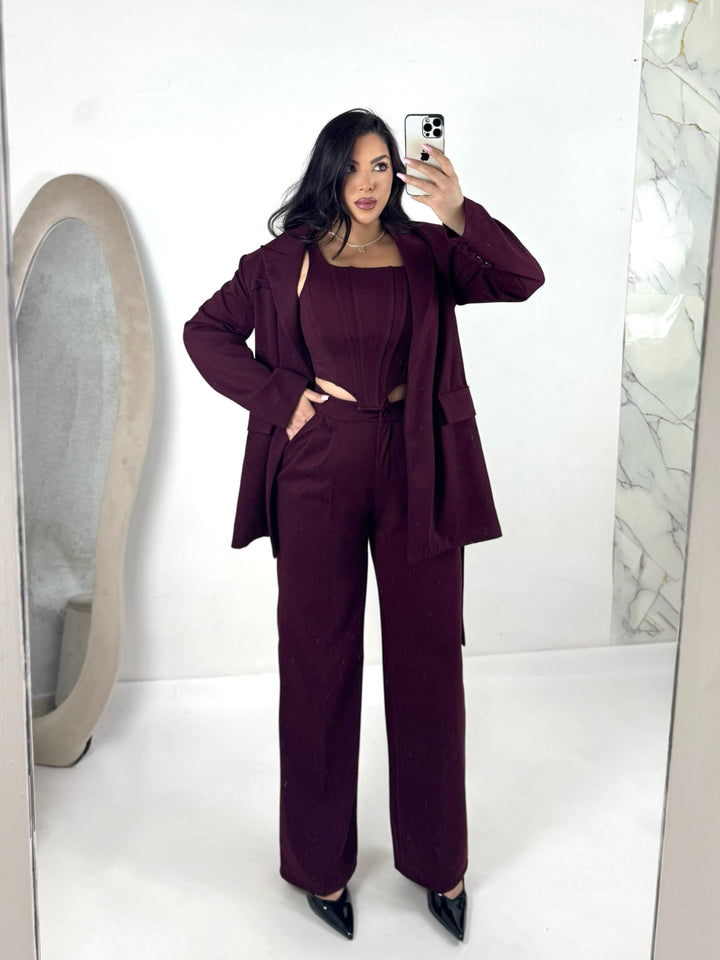 Tailleur in lana tre pezzi “Magnetica”