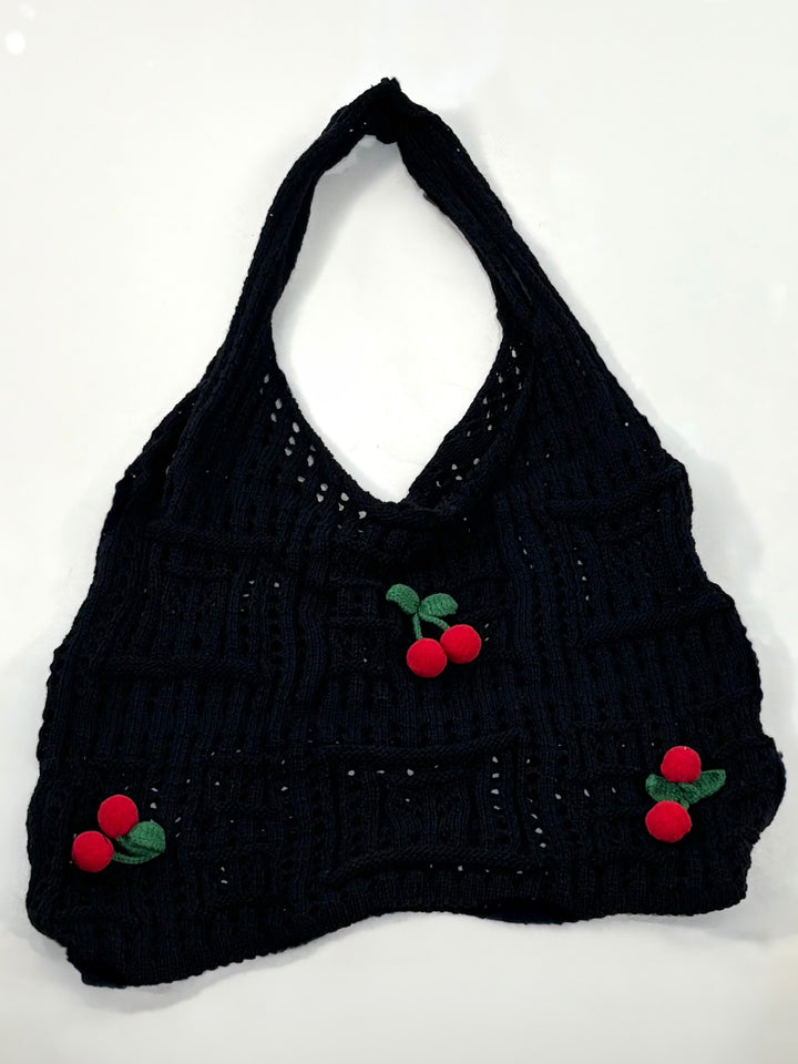 Borsa crochet con ciliegie “Cherry”