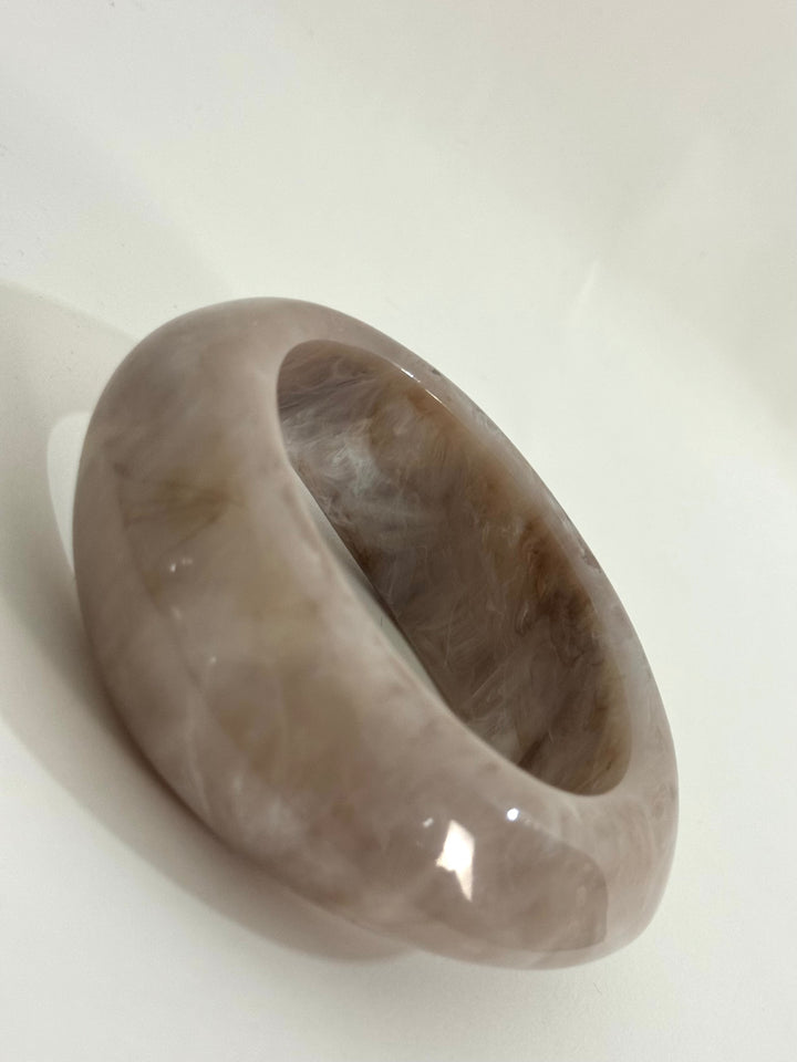 Bracciale rigido tortora
