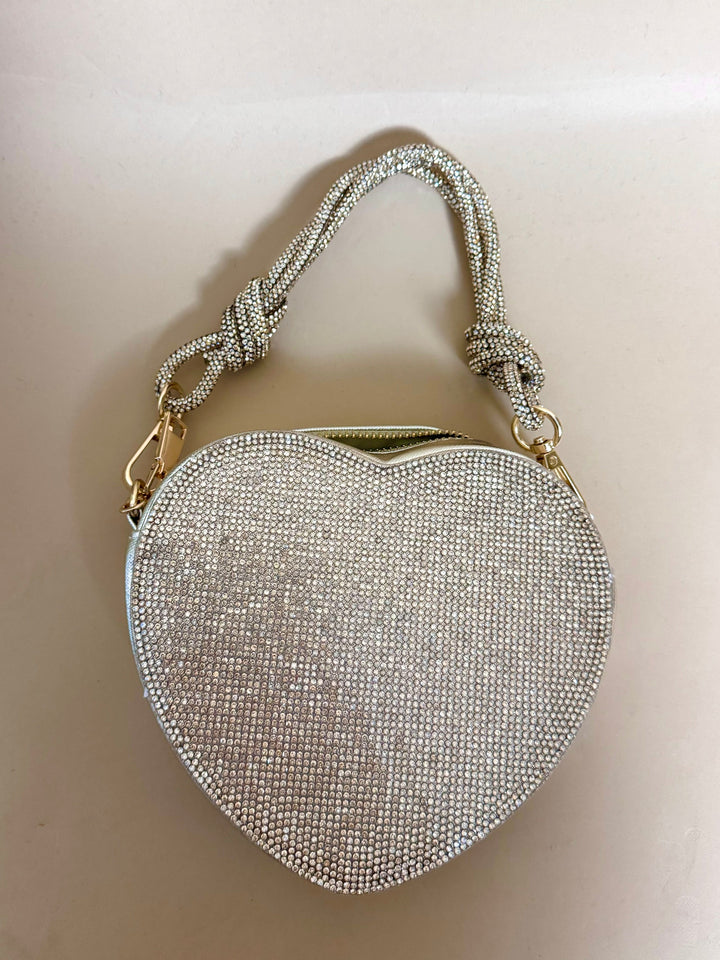 Borsa con cristalli “Cuore”