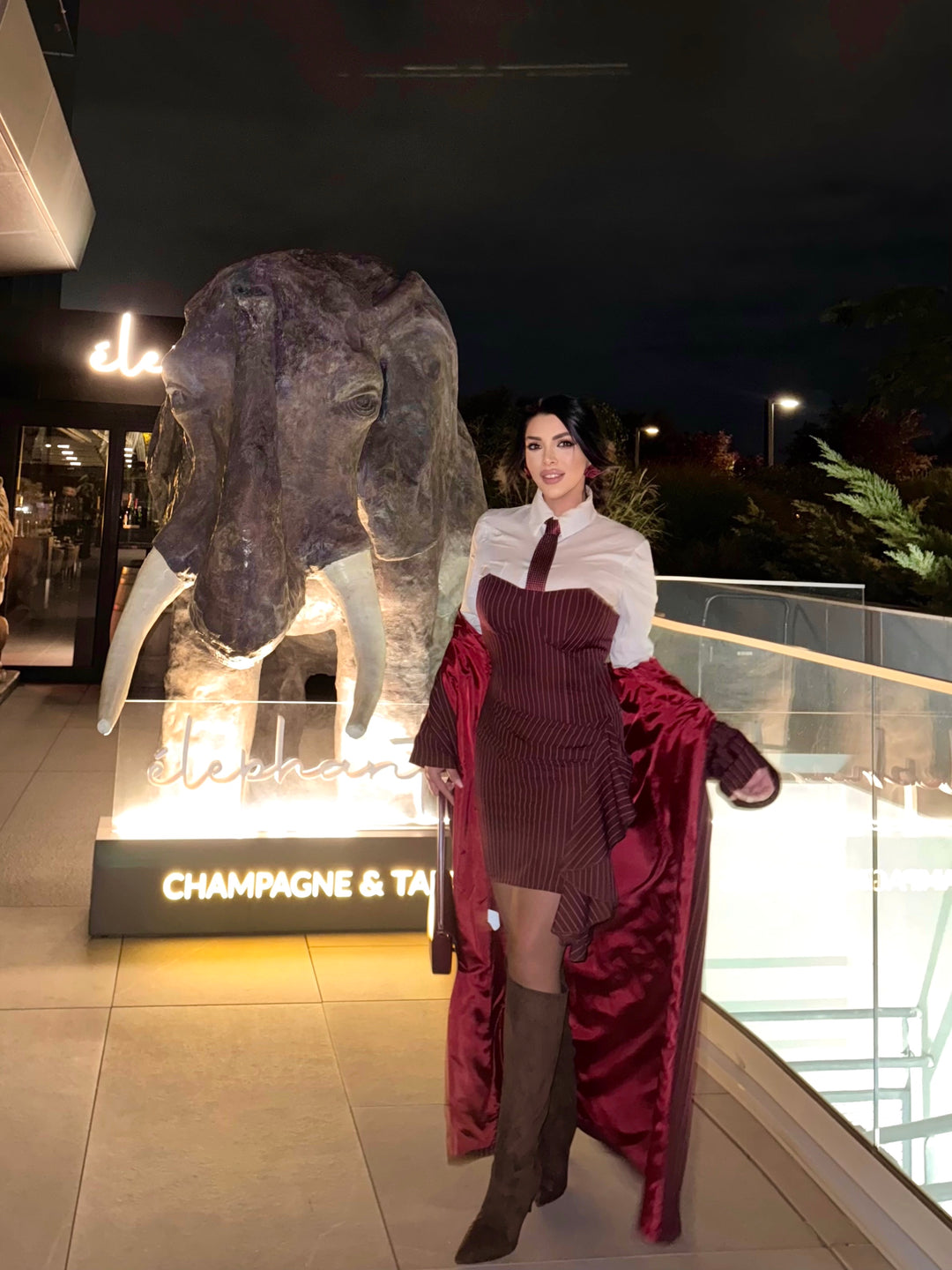 Coordinato gessato giacca e vestito “Special”