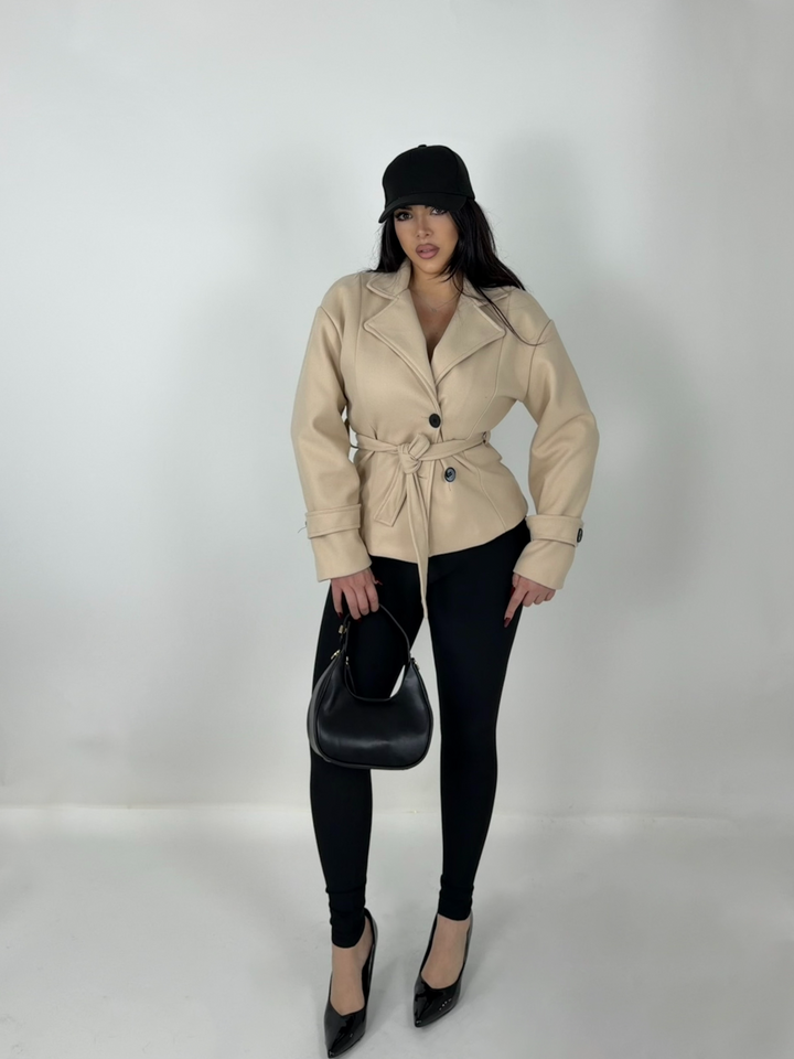 Cappotto con fusciacca “Elisabeth”