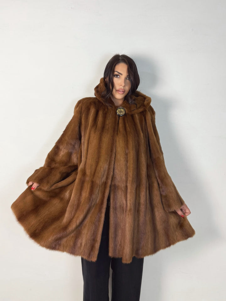 Pelliccia in visone double-face Vintage 37