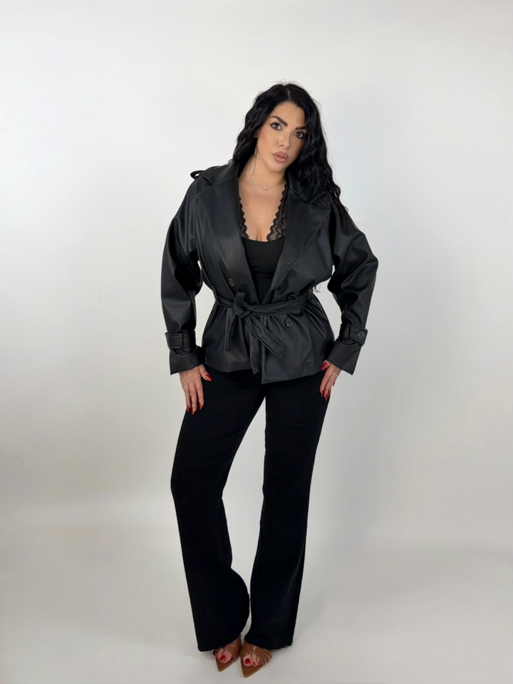 Trench in eco pelle “Romina”