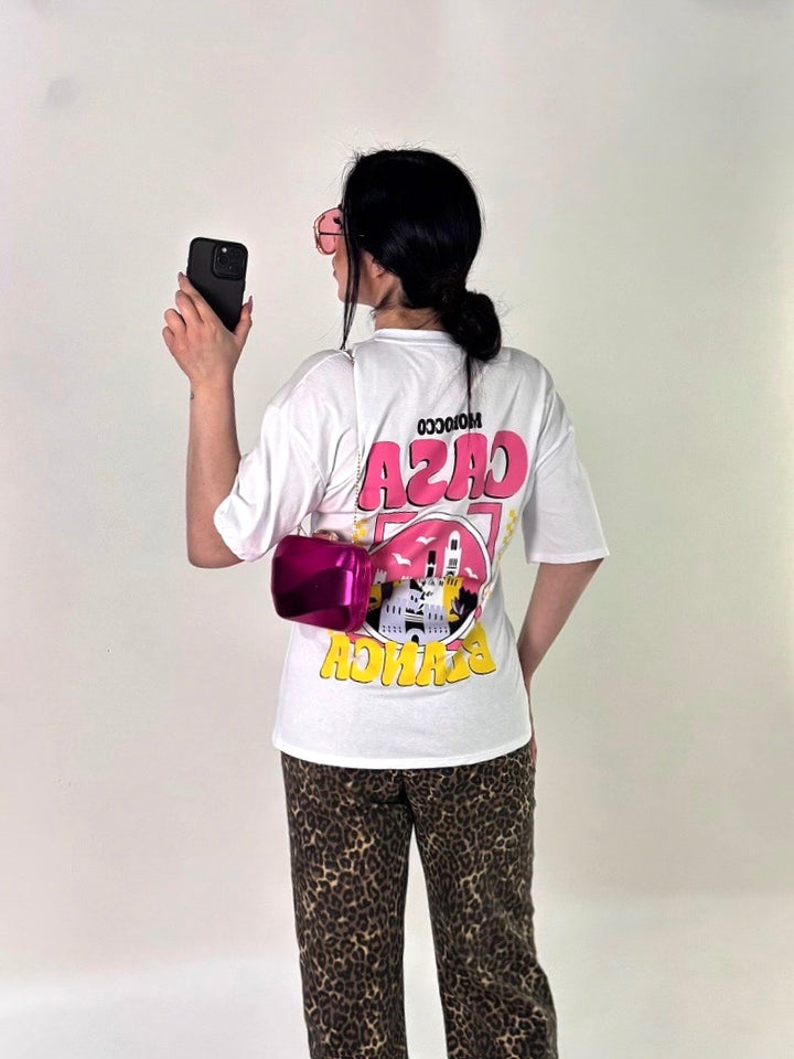 T shirt oversize “Casablanca”