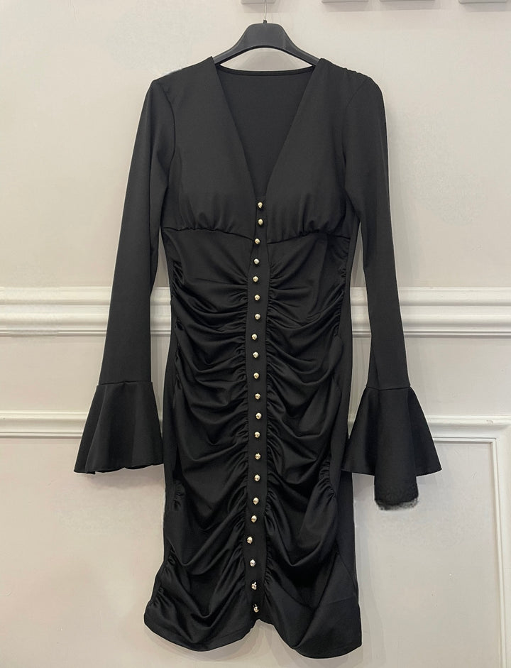 Abito drappeggiato “Cleo”