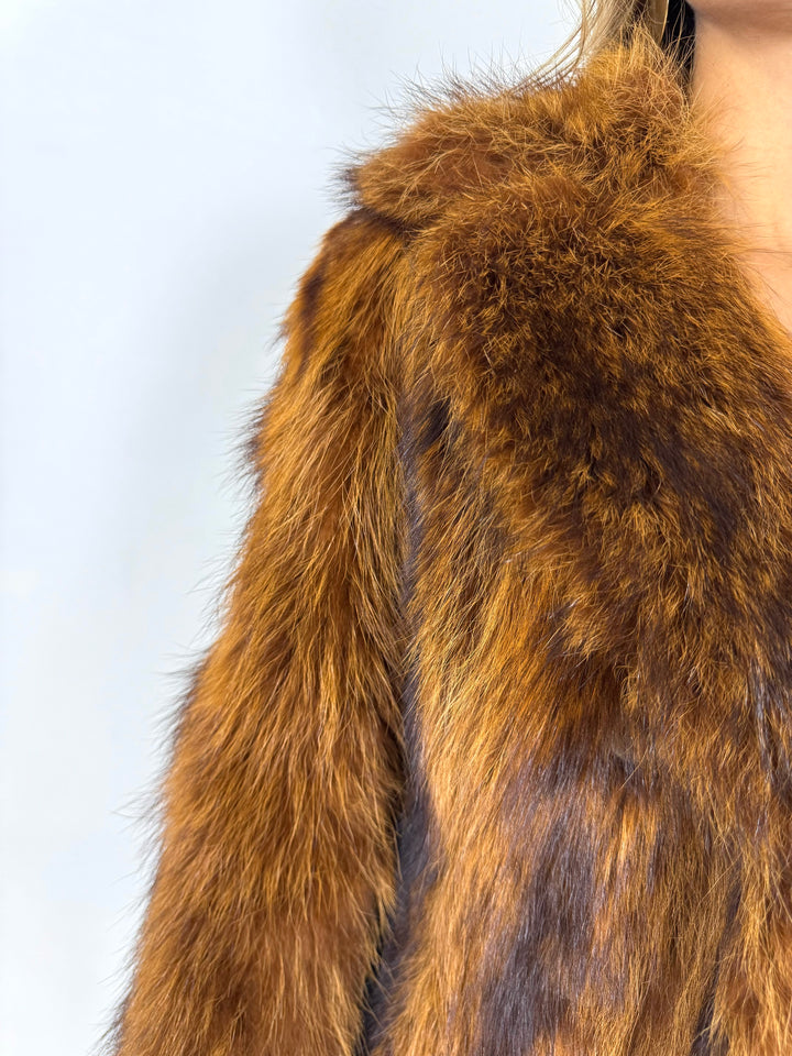 Pelliccia in marmotta Vintage 52