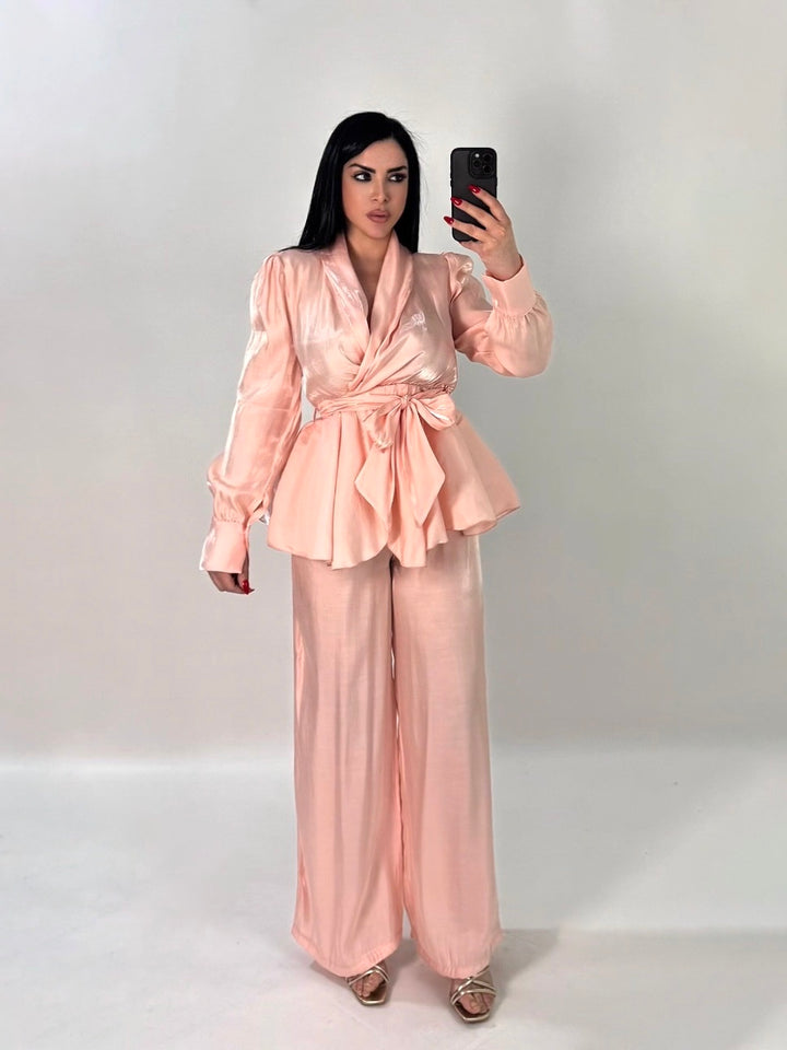 Coordinato in satin “Romance”
